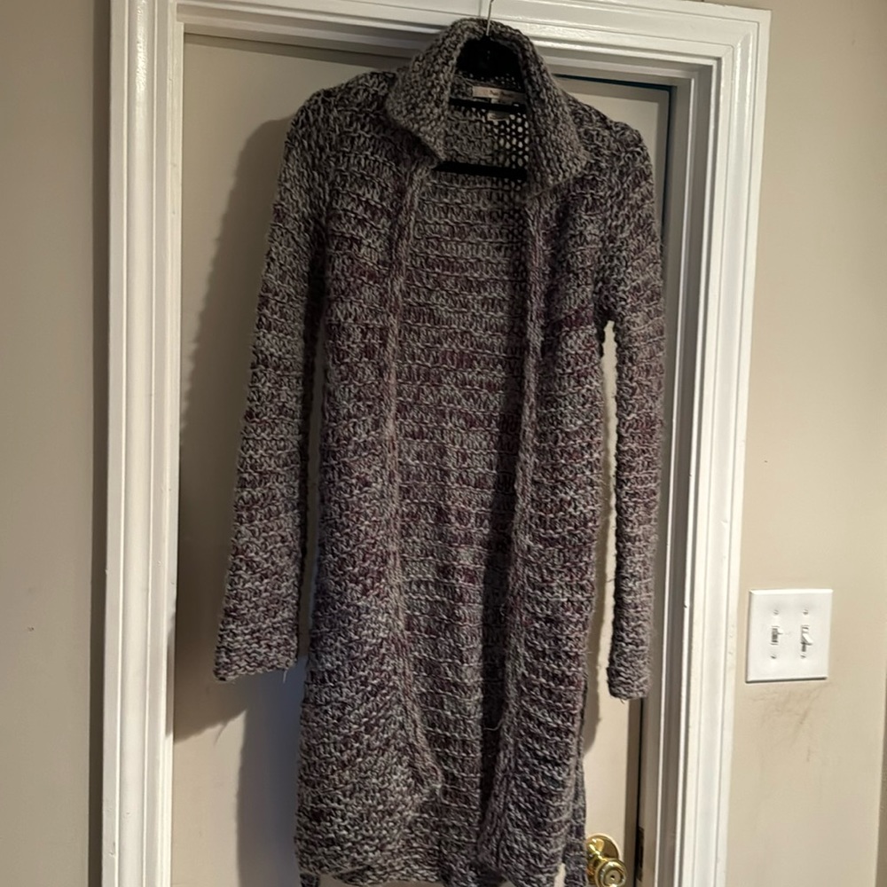 Vintage Free People belted cardigan sweater